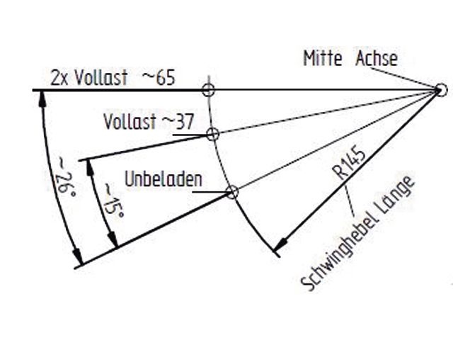 Ongeremde torsie as - padmaat 1300 mm - flensmaat 1750 mm - 750 kg - 4x100