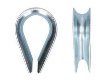 Touw/draad kous 6 mm