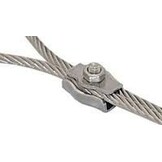 Simplex klem van RVS voor staaldraad (6 mm)