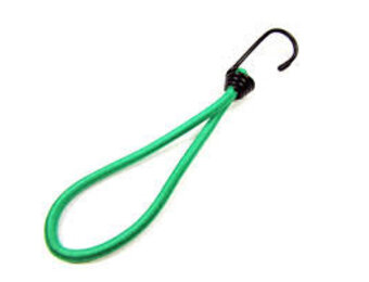Spanelastiek met haak (groen) 230 mm