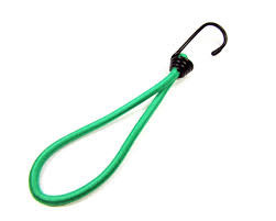 Spanelastiek met haak (groen) 230 mm