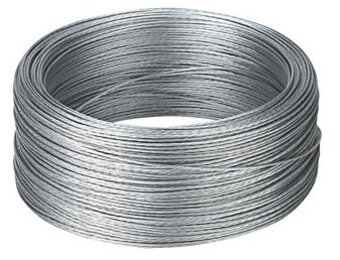 RVS staalkabel 6 mm per strekkende meter