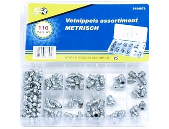 Vetnippels 110-delig assortiment