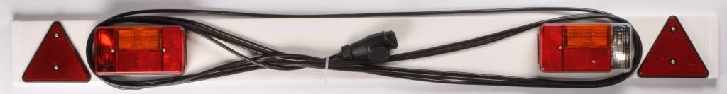 Complete Radex 5001 verlichtingsbalk - 150 cm breed- 13 polige stekker op 9 meter hoofdkabel