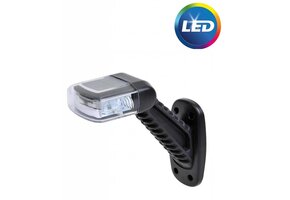 Breedtelicht LED rood/wit/oranje Links