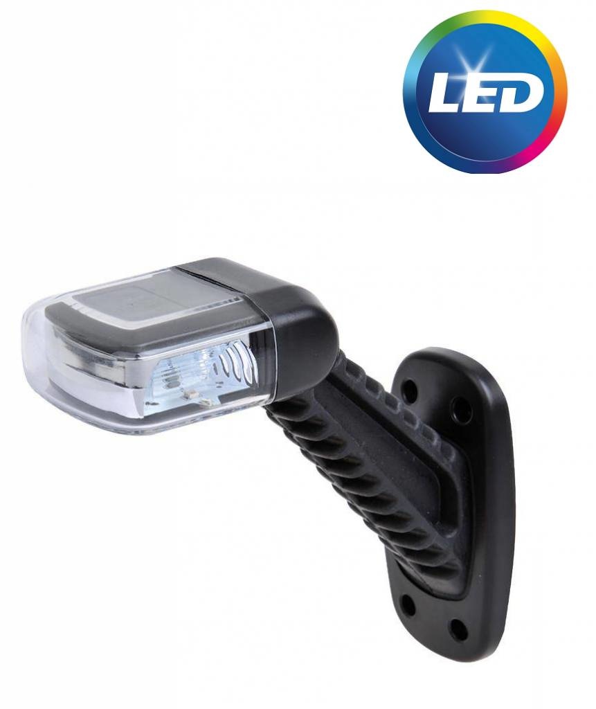 Breedtelicht LED rood/wit/oranje Links