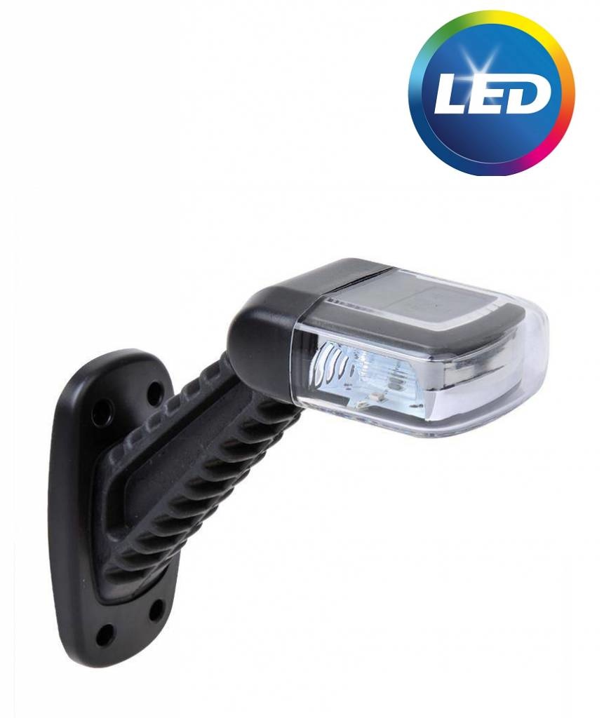 Breedtelicht LED rood/wit/oranje Rechts