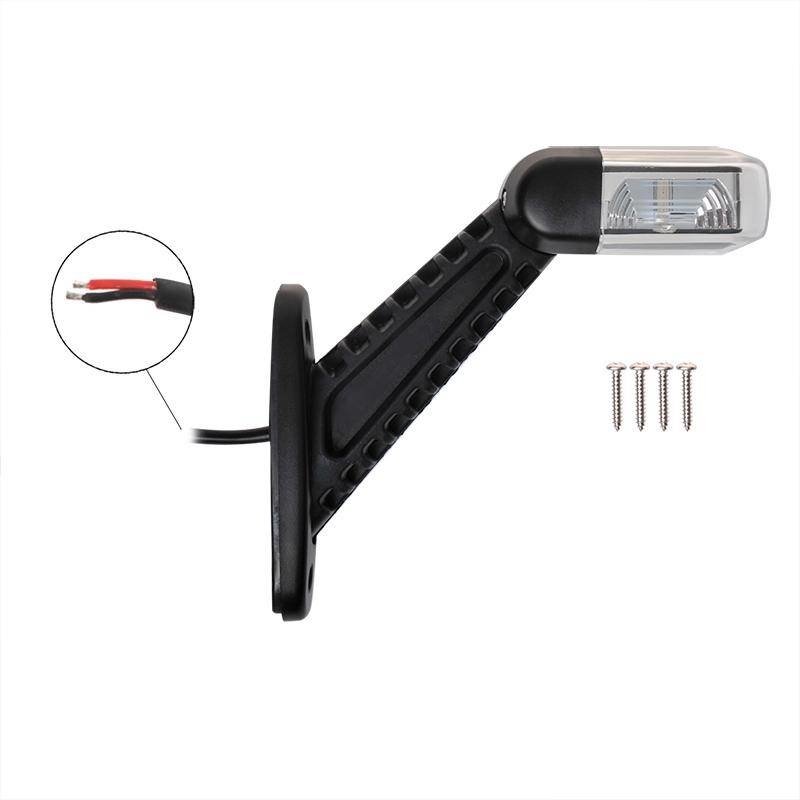 Breedtelicht LED rood/wit/oranje Rechts