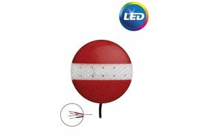 Achterlicht LED rond 140x20 mm