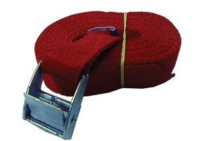 Sjorband rood 300x2,5 cm (250 kg)