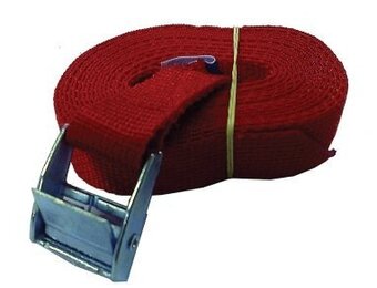 Sjorband rood 300x2,5 cm (250 kg)