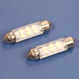 Buislampjes LED in set van twee stuks 12V Super helder licht.