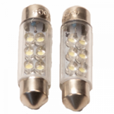 Buislampjes LED in set van twee stuks 12V Super helder licht.