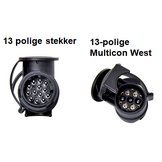 Verloopstekker - 13-polig > Multicon