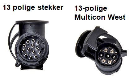 Verloopstekker - 13-polig > Multicon