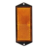 Oranje/gele reflector 104x40 mm schroefgaten