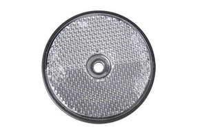 Witte reflector 60 mm schroefgaten rond