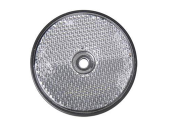 Witte reflector 60 mm schroefgaten rond