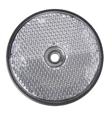 Witte reflector 60 mm schroefgaten rond