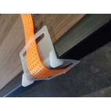 Kantbescherming spanband voor haakse hoek