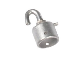 Eindstuk borststang paardentrailer 53x43 mm