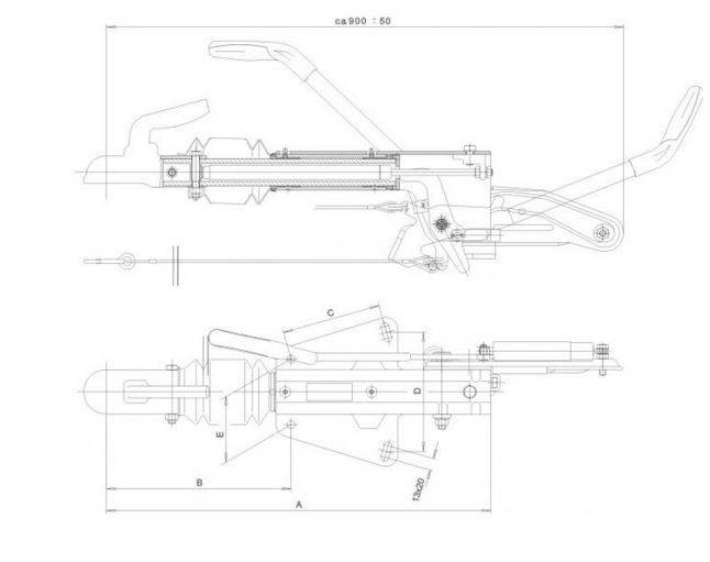 Oplooprem KF14 (1400 kg) V-dissel