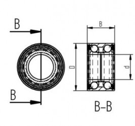 Compactlagerset 2361 80mm (1224805)