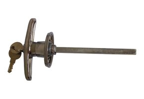 T klink / deurgreep + 2 sleutels