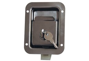 Kofferslot RVS 120x90 mm gelijksluitend