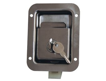 Kofferslot RVS 120x90 mm gelijksluitend