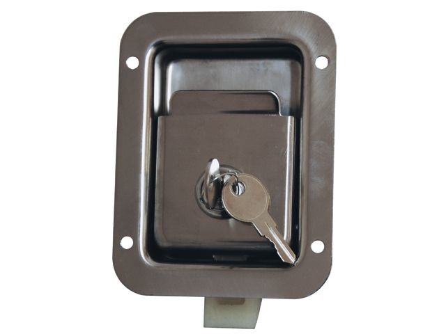 Kofferslot RVS 120x90 mm gelijksluitend