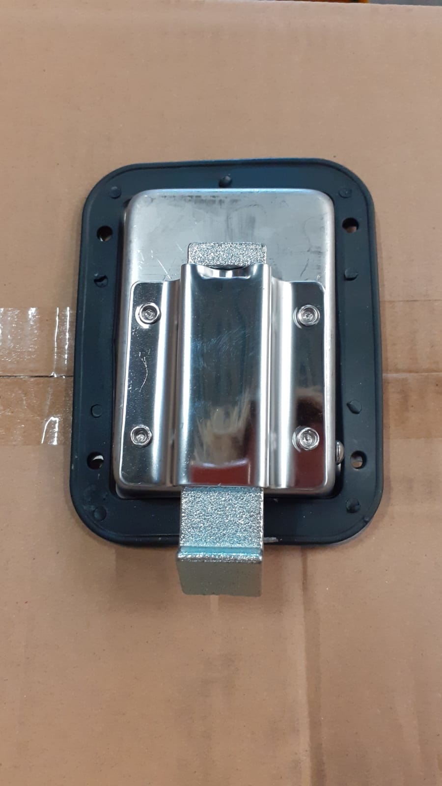 Kofferslot RVS 120x90 mm gelijksluitend