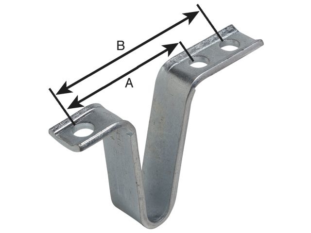 Valbeugel dissel 3 bevestigingsgaten