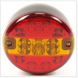 LED achterlicht rond 140x80 mm