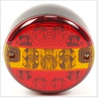LED achterlicht rond 140x80 mm