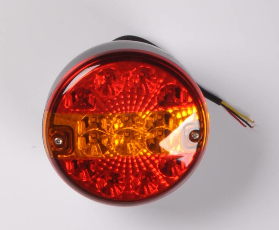 LED achterlicht rond 140x80 mm