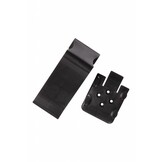 Wielkeg kunststof (zwart) met houder