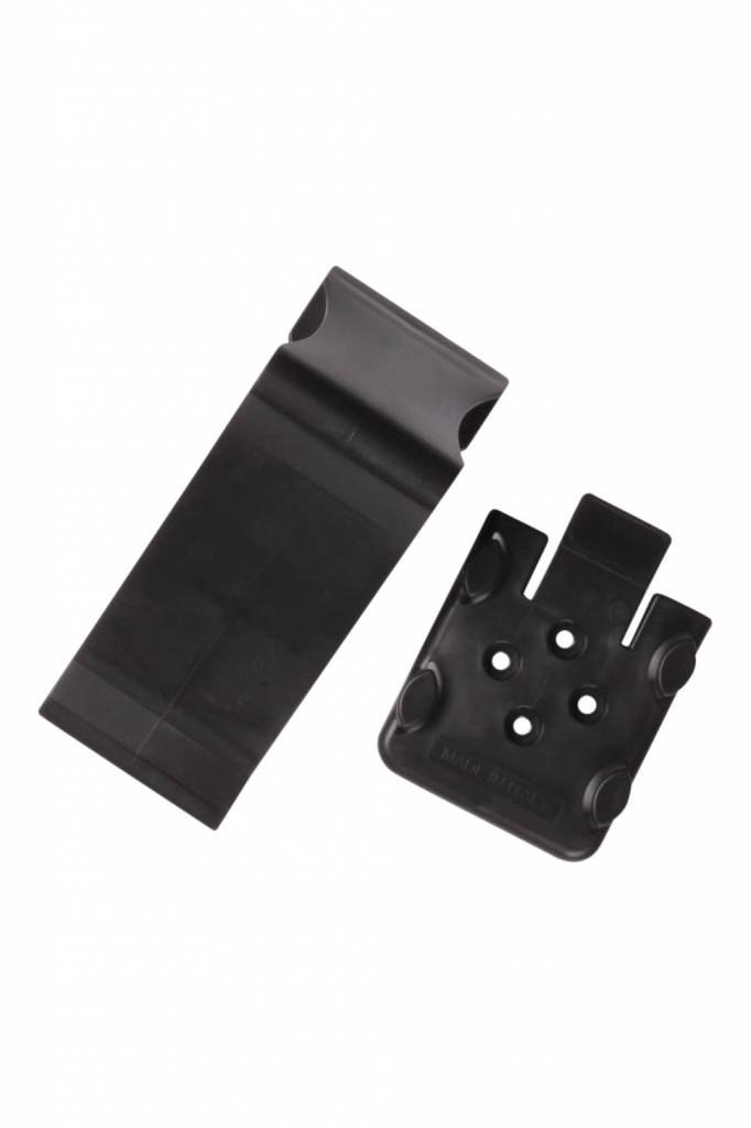 Wielkeg kunststof (zwart) met houder