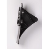 Wielkeg kunststof (zwart) met houder