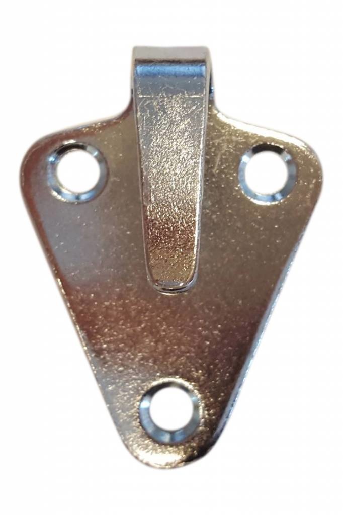 Haak voor elastiek of touw 39x53 mm