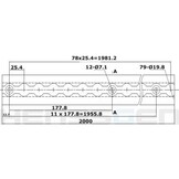 Rails voor ladingzekering á 1 meter