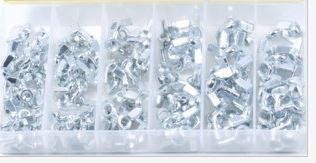 Assortiment vleugelmoeren 150-delig