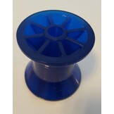 72x73 mm kielrol blauw 14,5 mm naafdiameter
