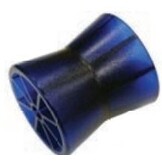 97x89 mm kielrol blauw 14,3 mm naafdiameter
