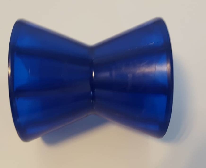 95x87 mm kielrol blauw 14,5 mm naafdiameter