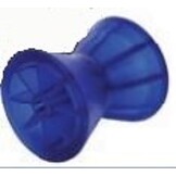 95x87 mm kielrol blauw 14,5 mm naafdiameter