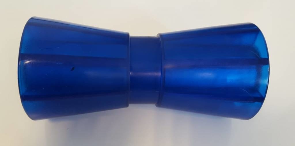 194x90 mm kielrol blauw 17 mm naafdiameter