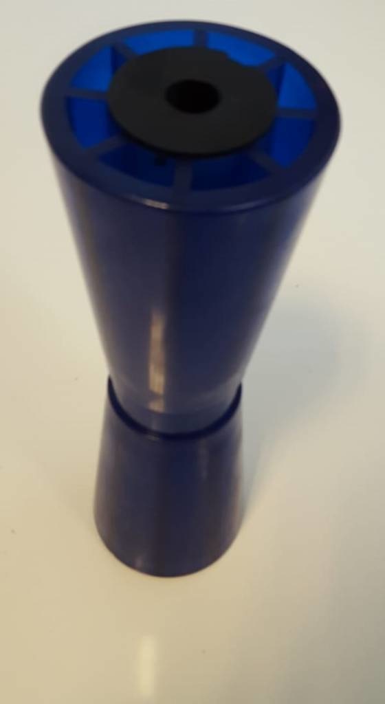 305x95 mm kielrol blauw 17 mm naafdiameter