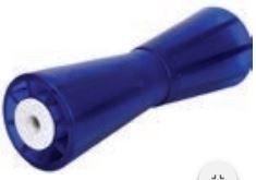 305x95 mm kielrol blauw 17 mm naafdiameter