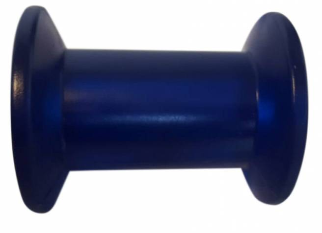 98x68,5 mm kielrol blauw 16 mm naafdiameter